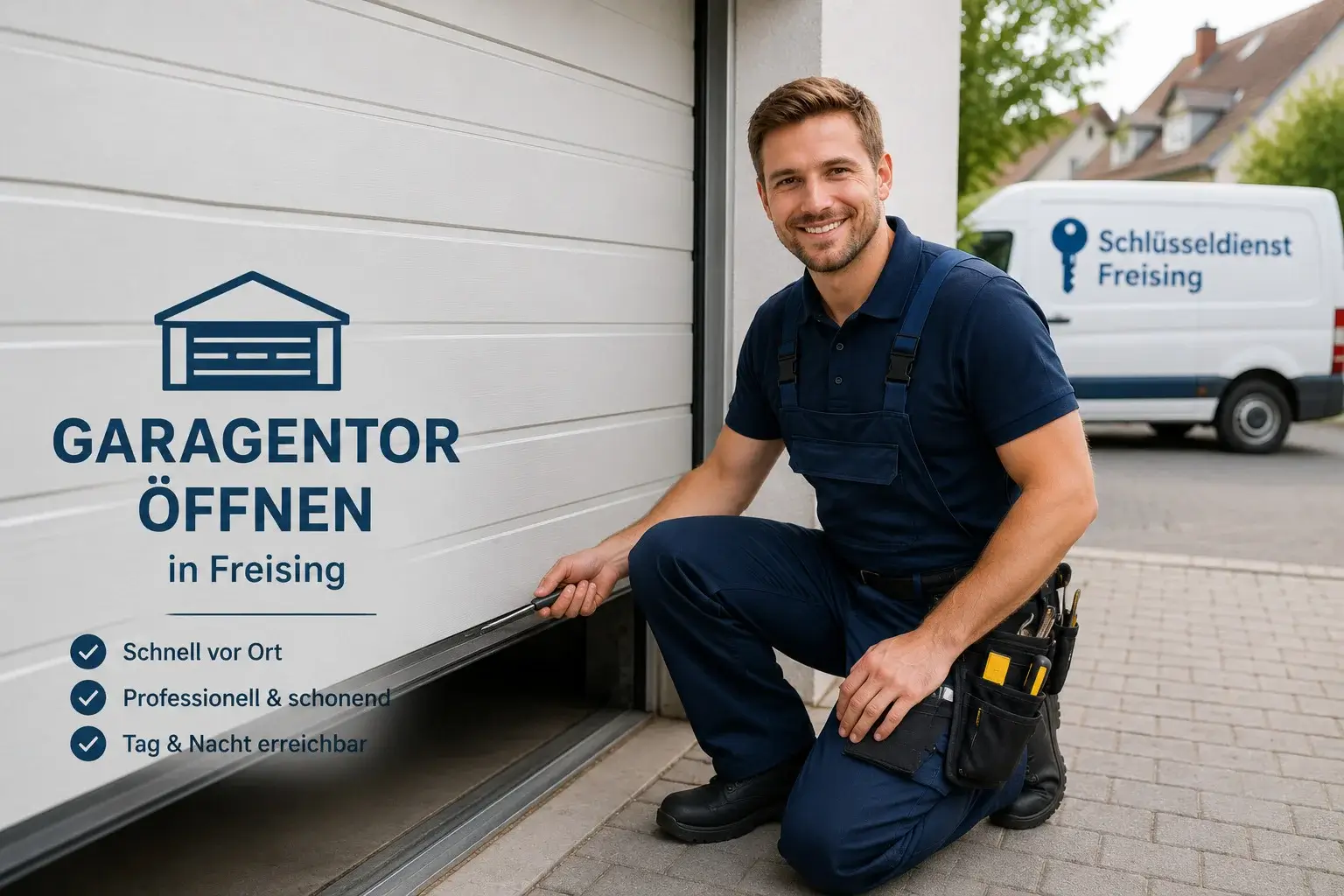 Garagentor öffnen durch Schlüsseldienst Freising