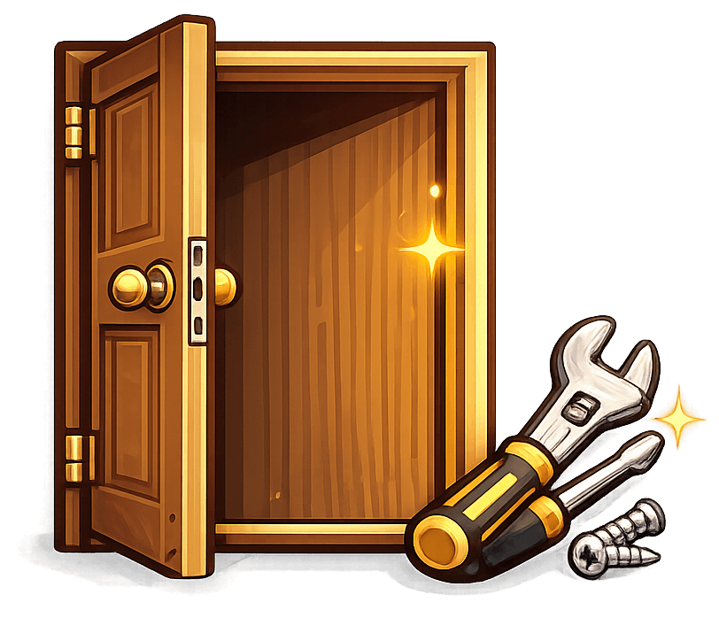 Tür Reparatur Icon