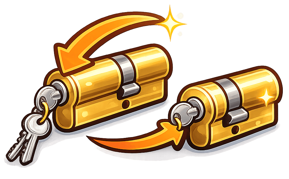 Zylinderwechsel Icon